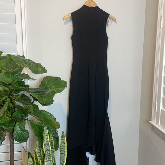 Solace London Klara High-Neck Crepe Dress Size 2 - Picture 11 of 12